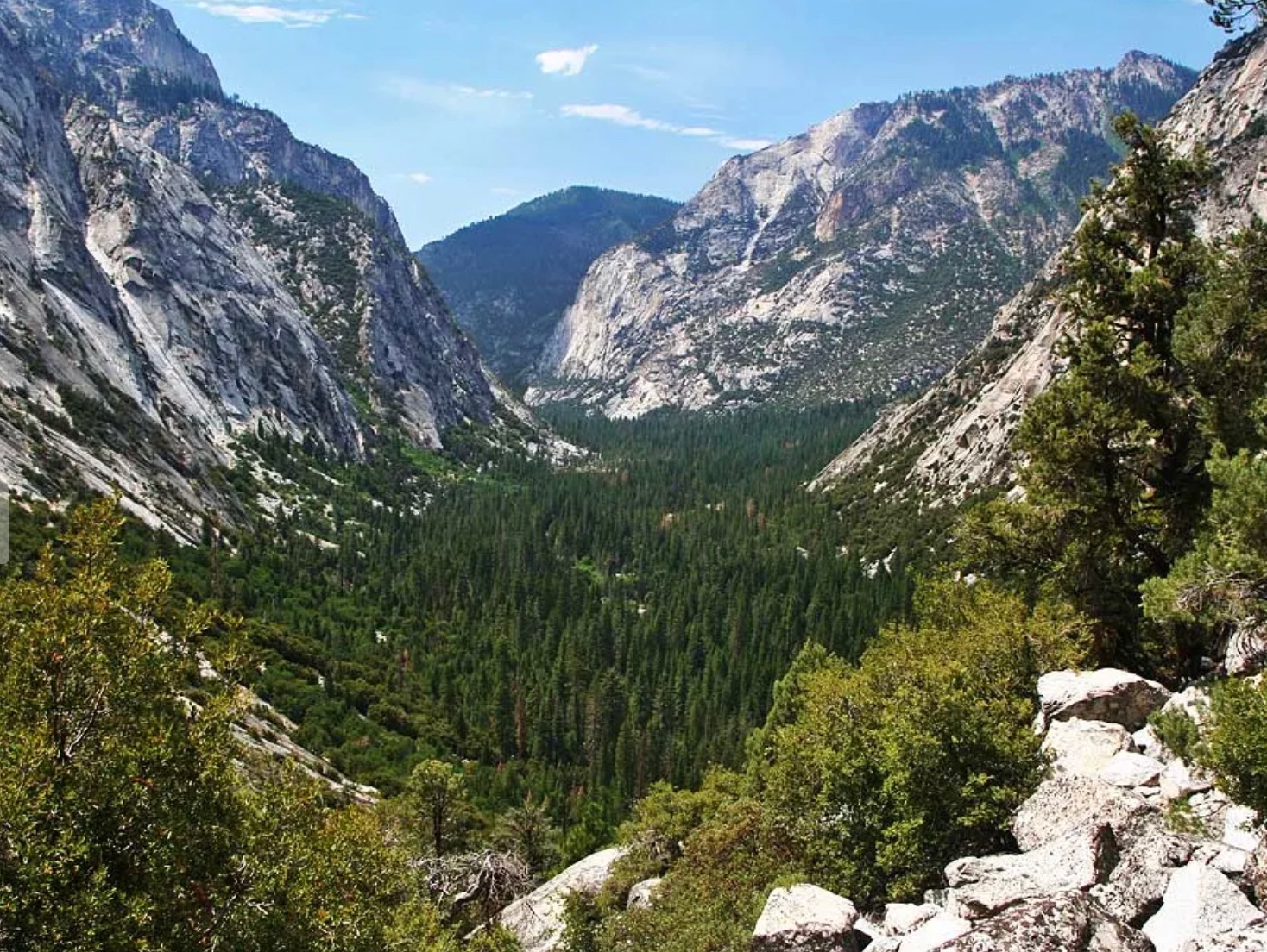 Kings Canyon, one of the deepest canyons in North America