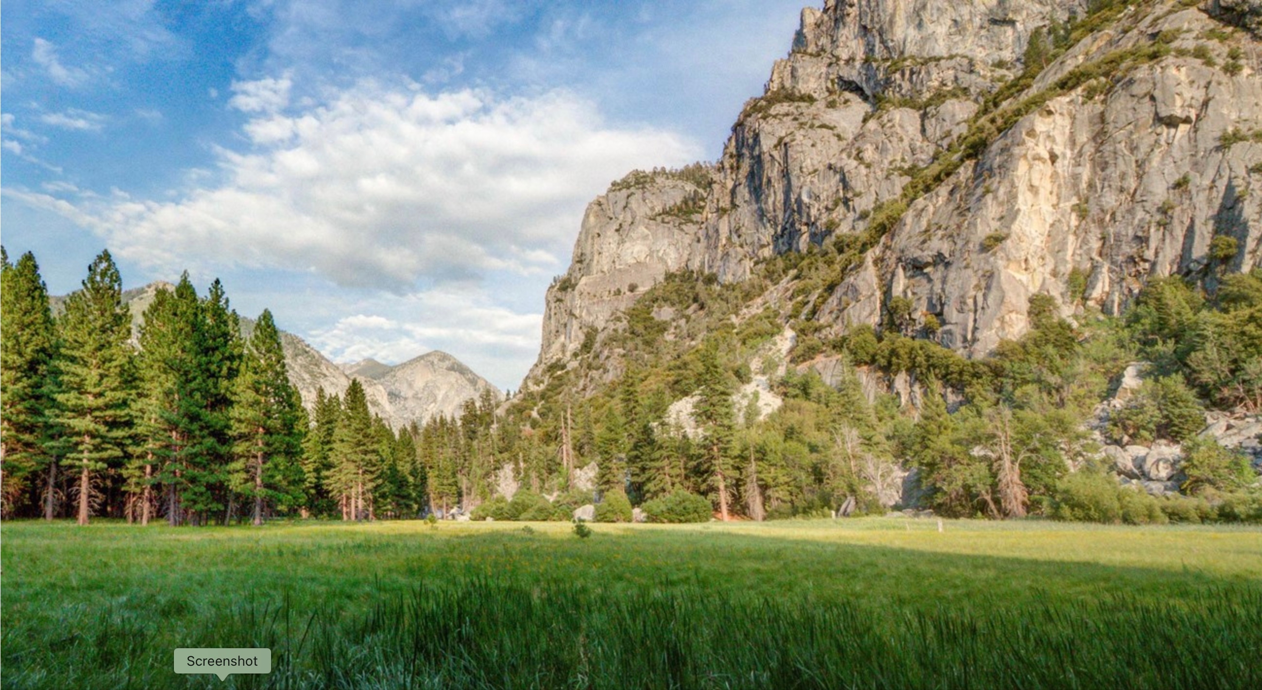 Zumwalt Meadow in Kings Canyon